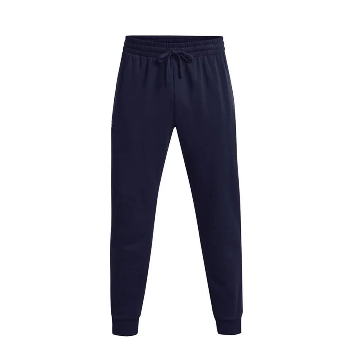 Under Armour Pantaloni da Jogging Rival in Pile da Uomo-Blu