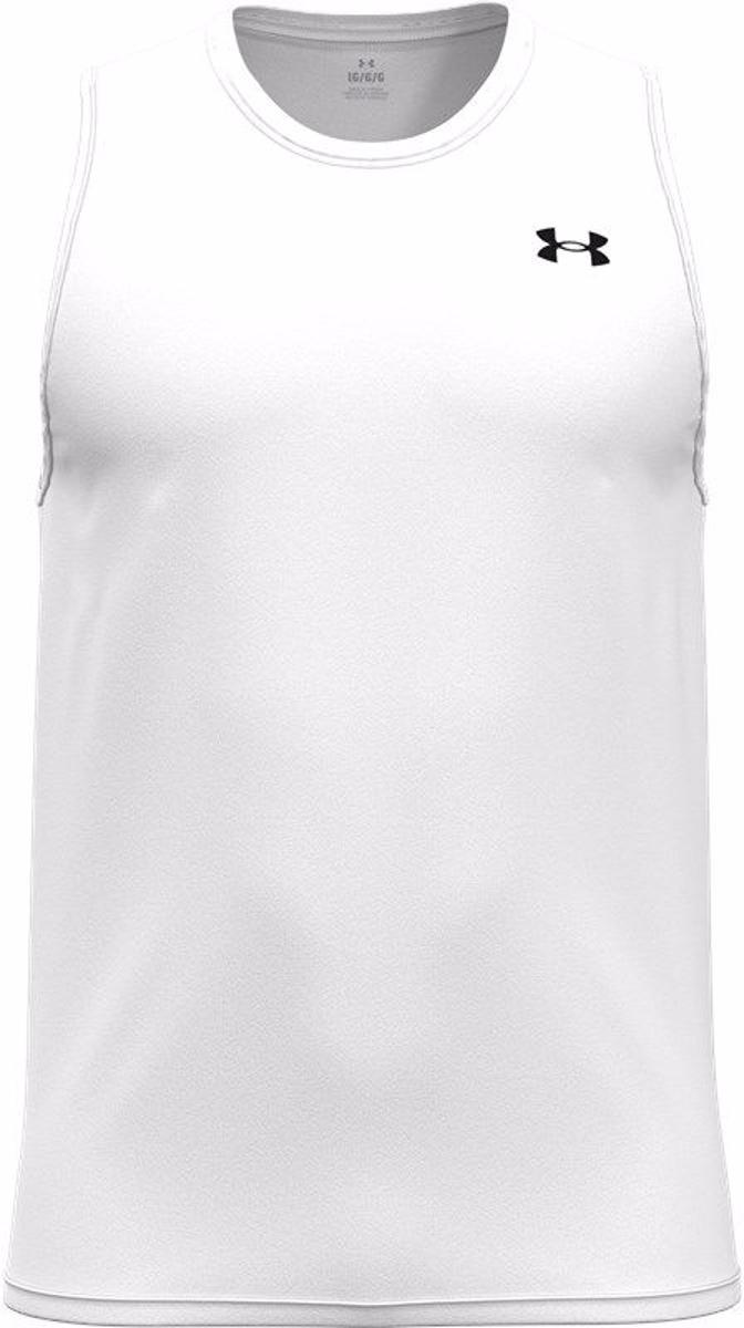 Under Armour, UA Tech 2.0 Tank, Maglia, Uomo-Bianco