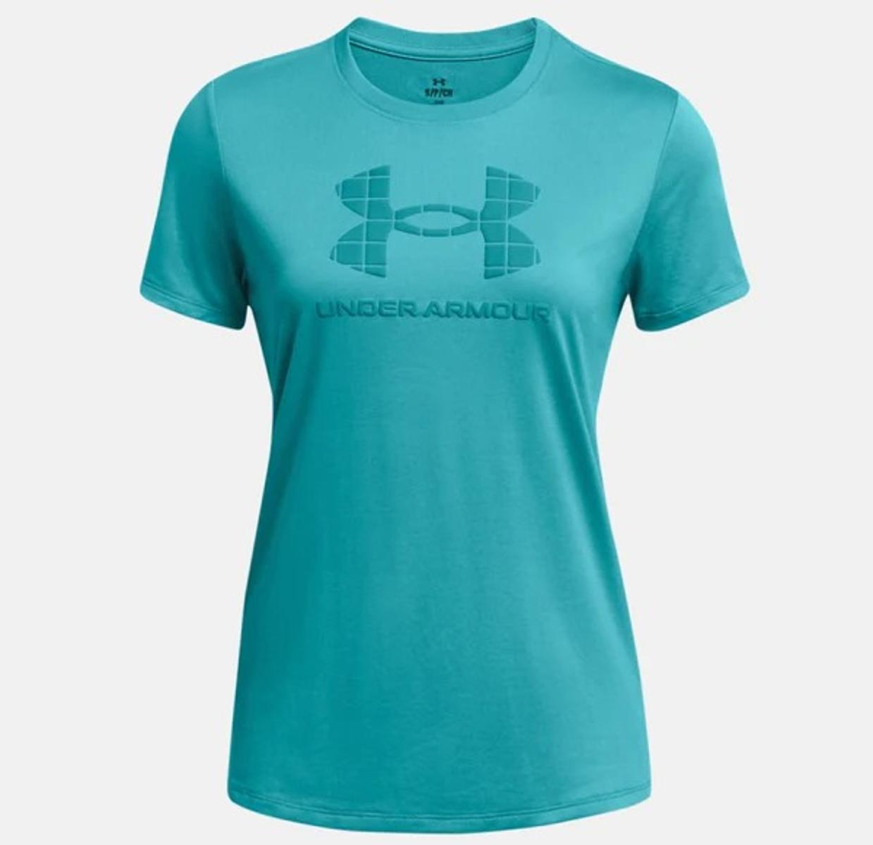 Under Armour Maglietta A Maniche Corte con Logo Grande T-Shirt Donna