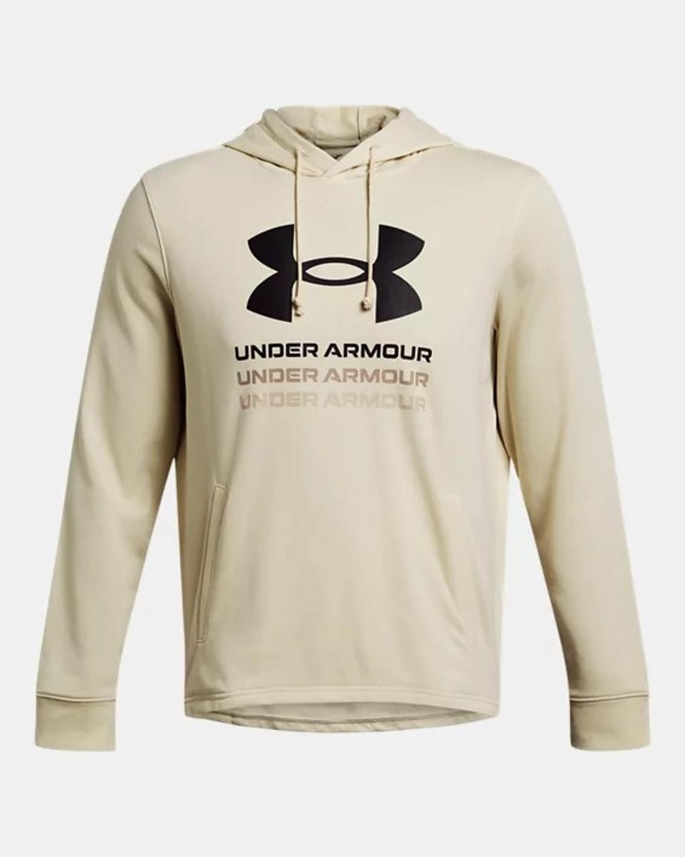 UNDER ARMOUR Felpa Uomo Rival Beige