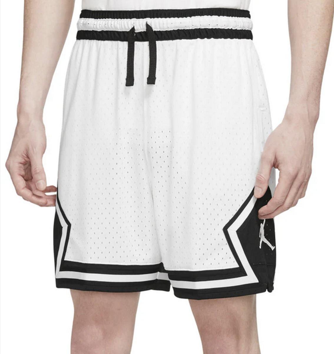 Nike - Jdb MJ Dri-Fit Sport Diamond, Pantaloncini Unisex - Bambini e Ragazzi-BIANCO/NERO
