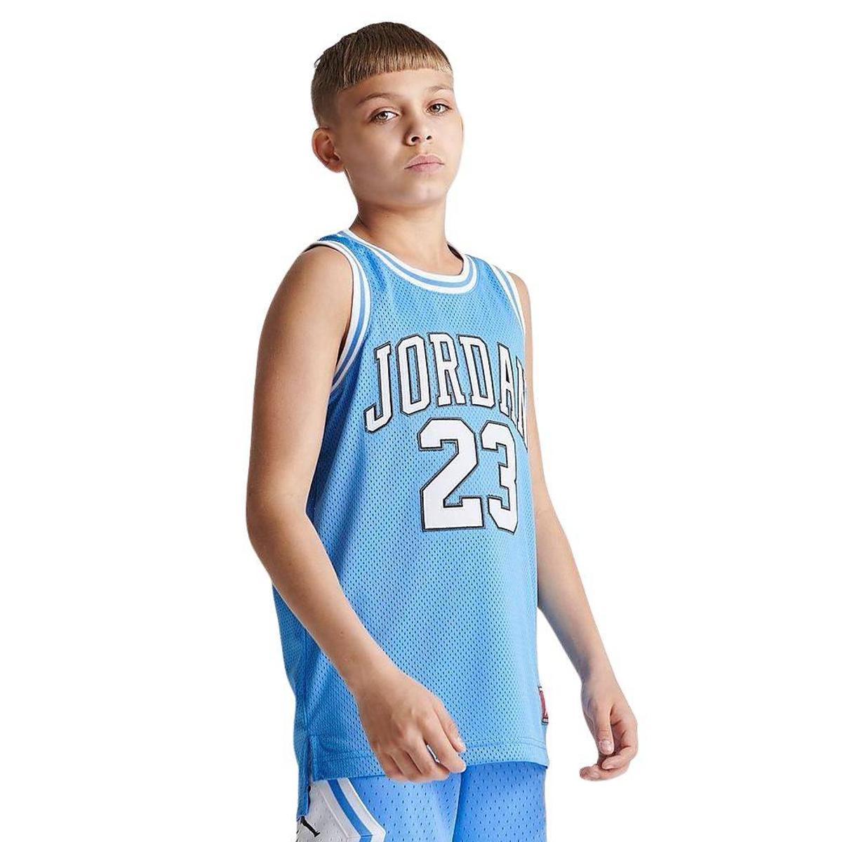 Jordan Big Kids 23 Maglia (Leggend Blue)-AZZURRO/BIANCO