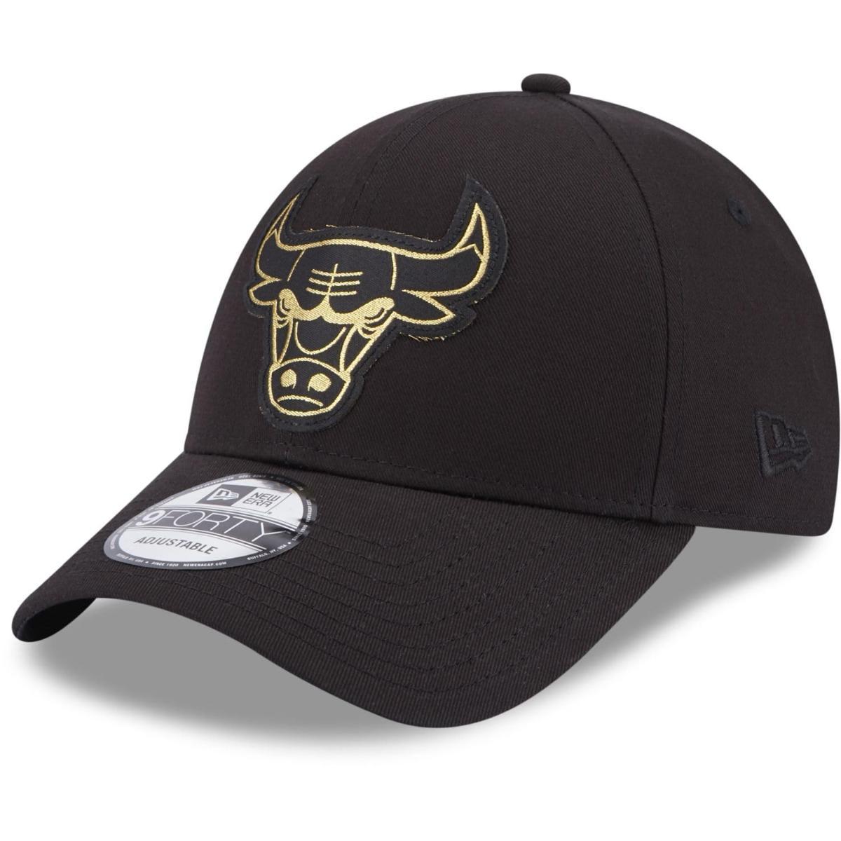 New Era Cappellino 9Forty NBA Metallic BullsEra Berretto Baseball Curved Brim cap