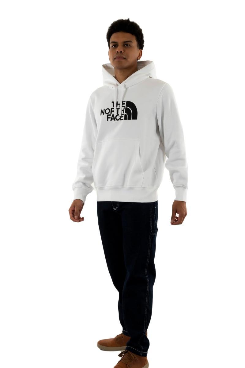 The North Face M Drew Peak Pullover Hoodie Pullover Uomo (Pacco da 1)-Bianco