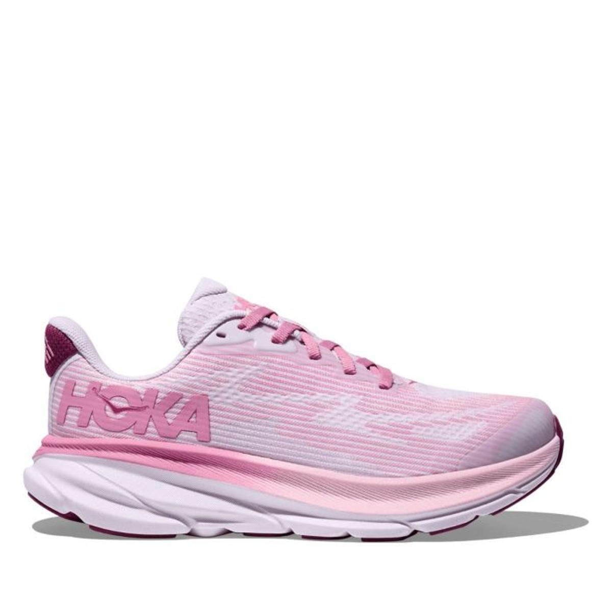 SCARPA HOKA CLIFTON 9 JUNIOR-Rosa