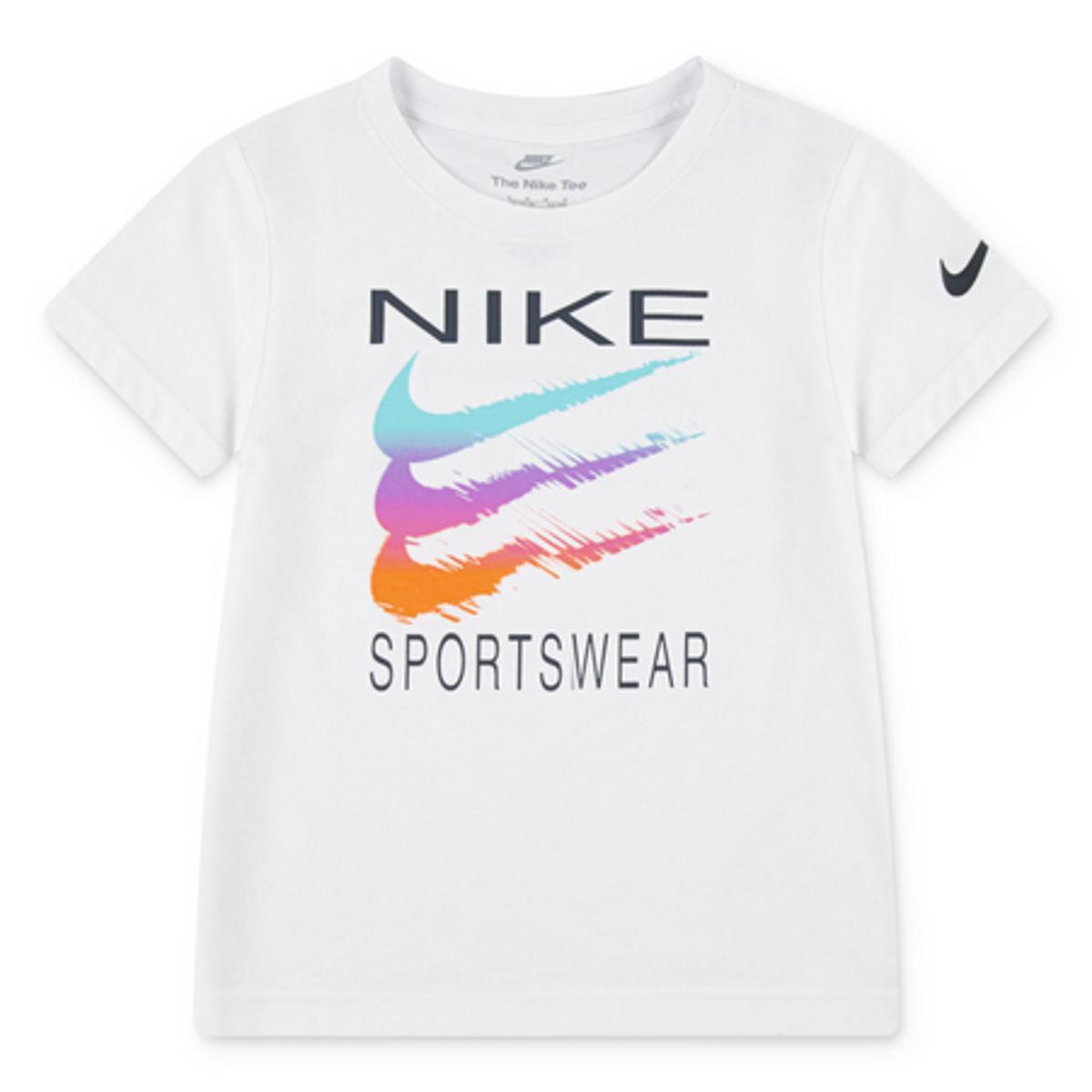 Nike T-Shirt Bambini e Ragazzi-Bianco
