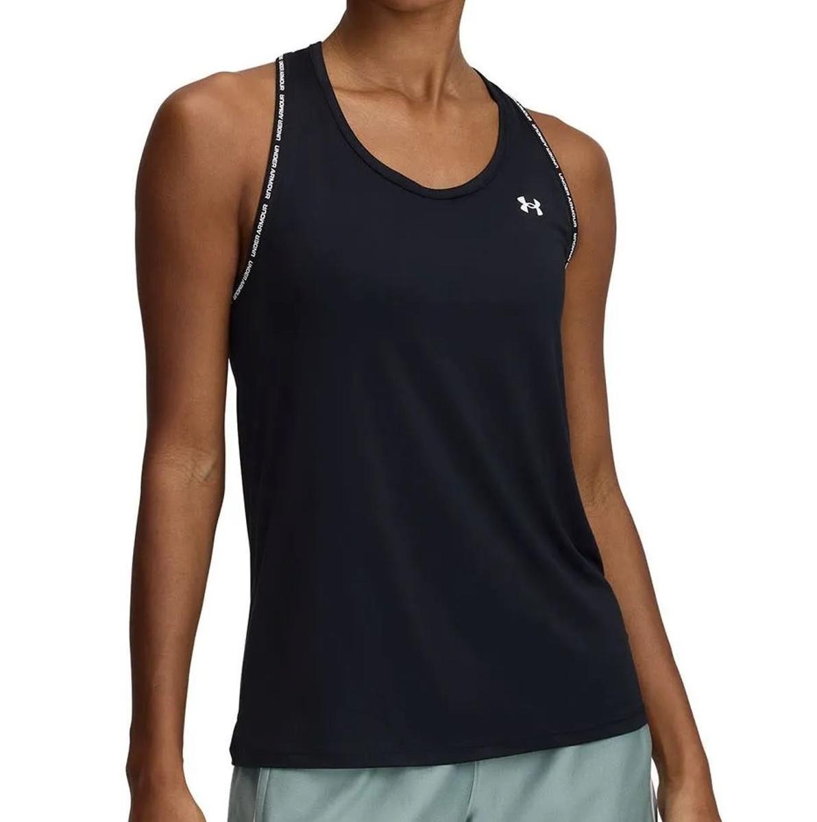 Under Armour Tech Knockout Tank Gilet Donna (Pacco da 1)-Nero