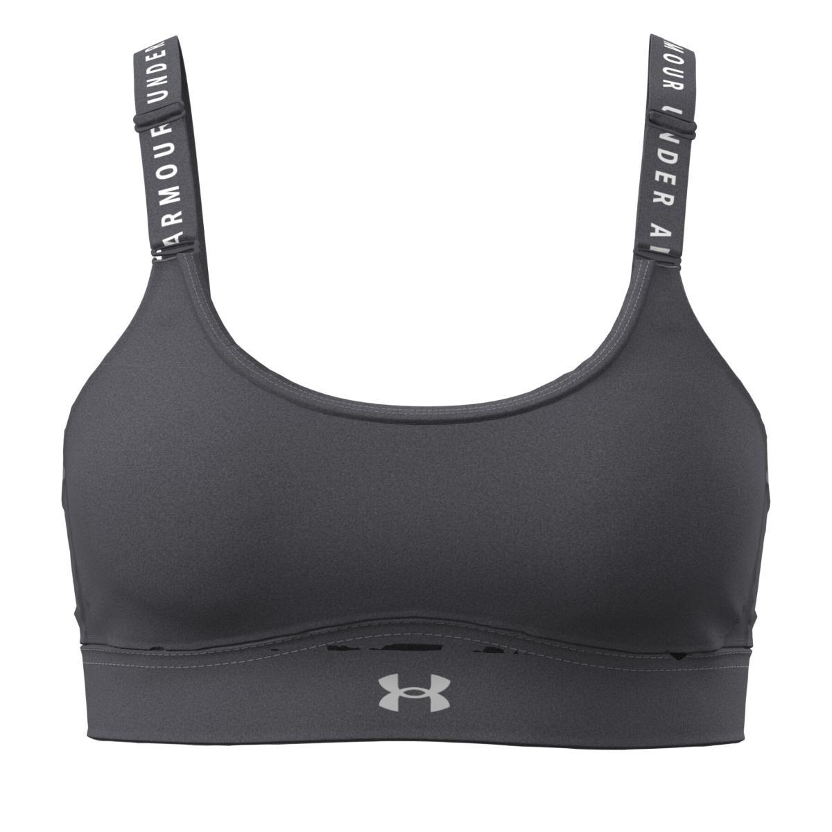 Under Armour UA Infinity Mid 2.0 Bra 0100 - White Small-Grigio