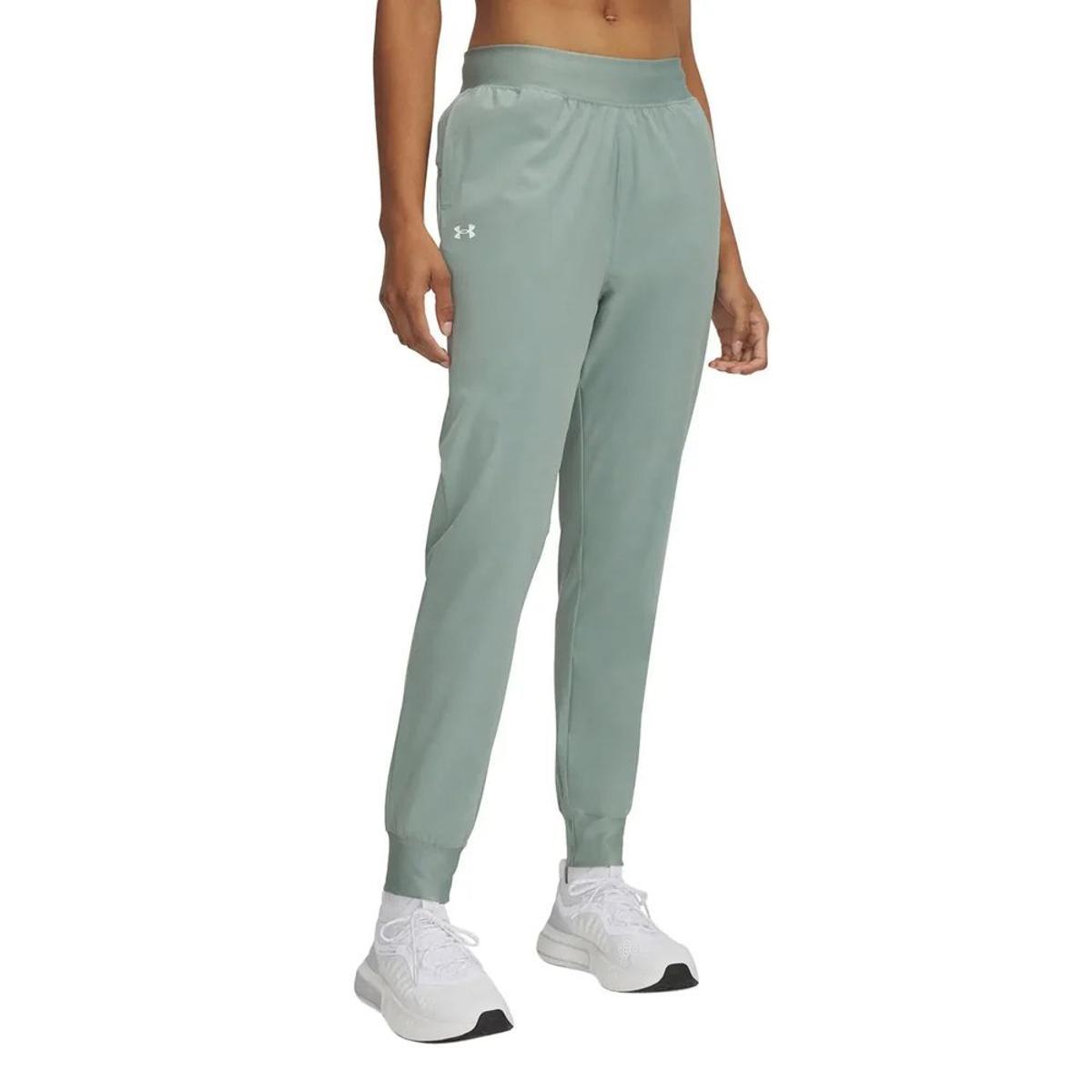 Under Armour - Rival Hi Rise Woven Pants, Pantaloni da Tuta Donna-Turchese