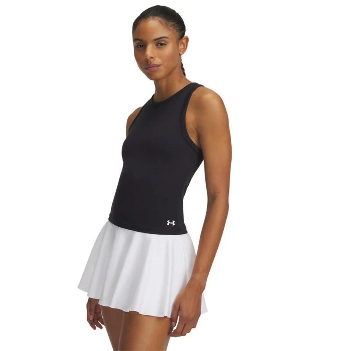 Under Armour Canotta da Donna con Collo Alto-Nero