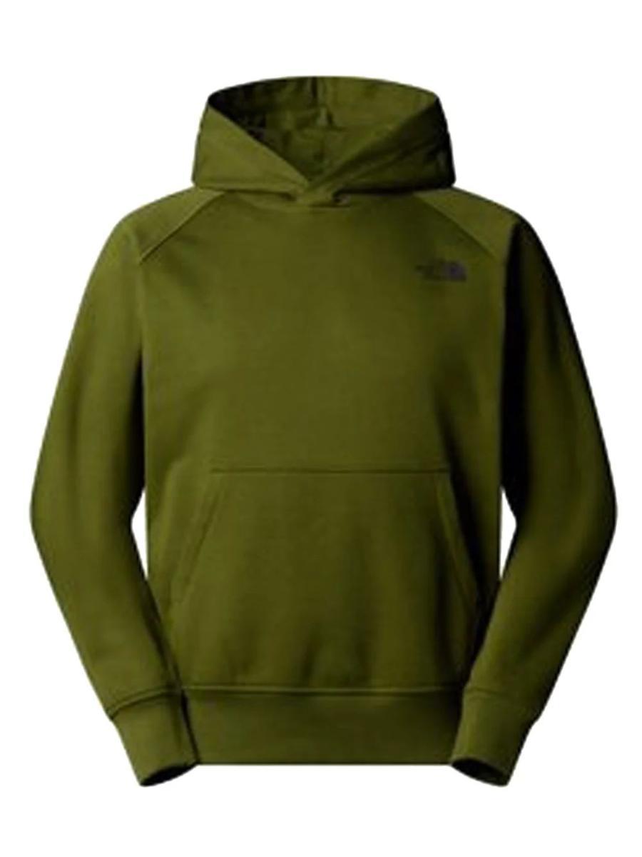 The North Face Raglan Box NSE Felpa con Cappuccio Uomo (Pacco da 1)-Verde militare