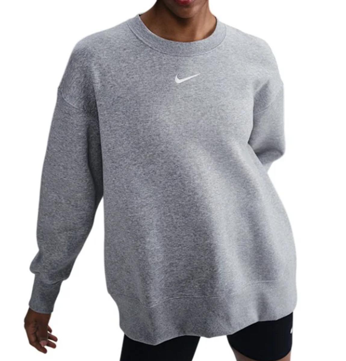 Nike Felpa A Girocollo Oversize Nike Sportswear Phoenix Fleece – Donna Sweatshirt Donna-Grigio