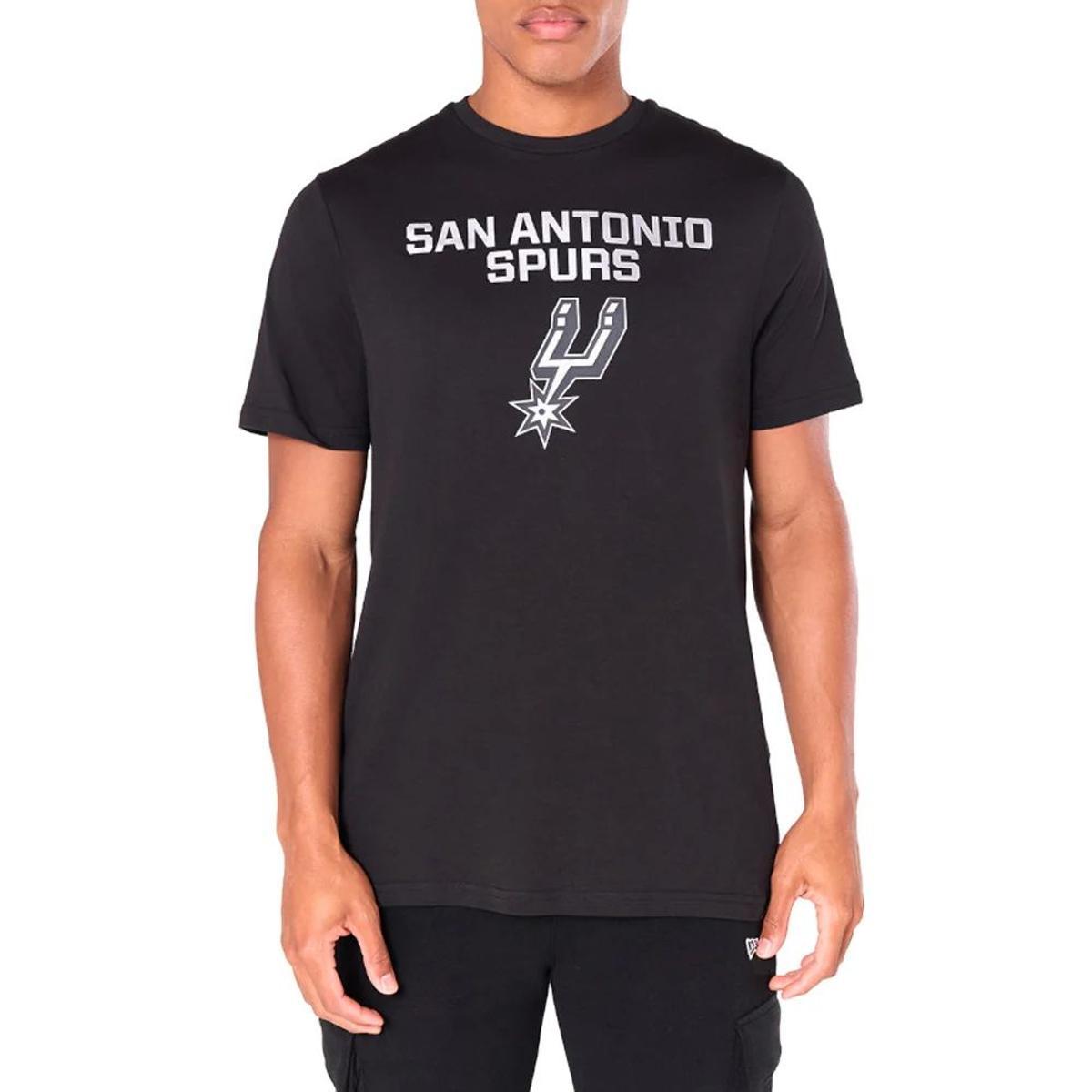 New Era NOS NBA Regular Tee Saaspu Blk Canottiera Uomo (Pacco da 1)