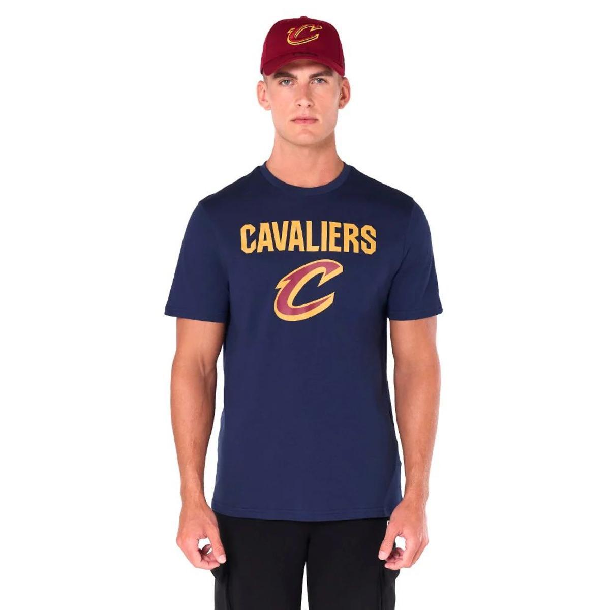 New Era NOS NBA Regular Tee Clecav Osb Canottiera Uomo (Pacco da 1)