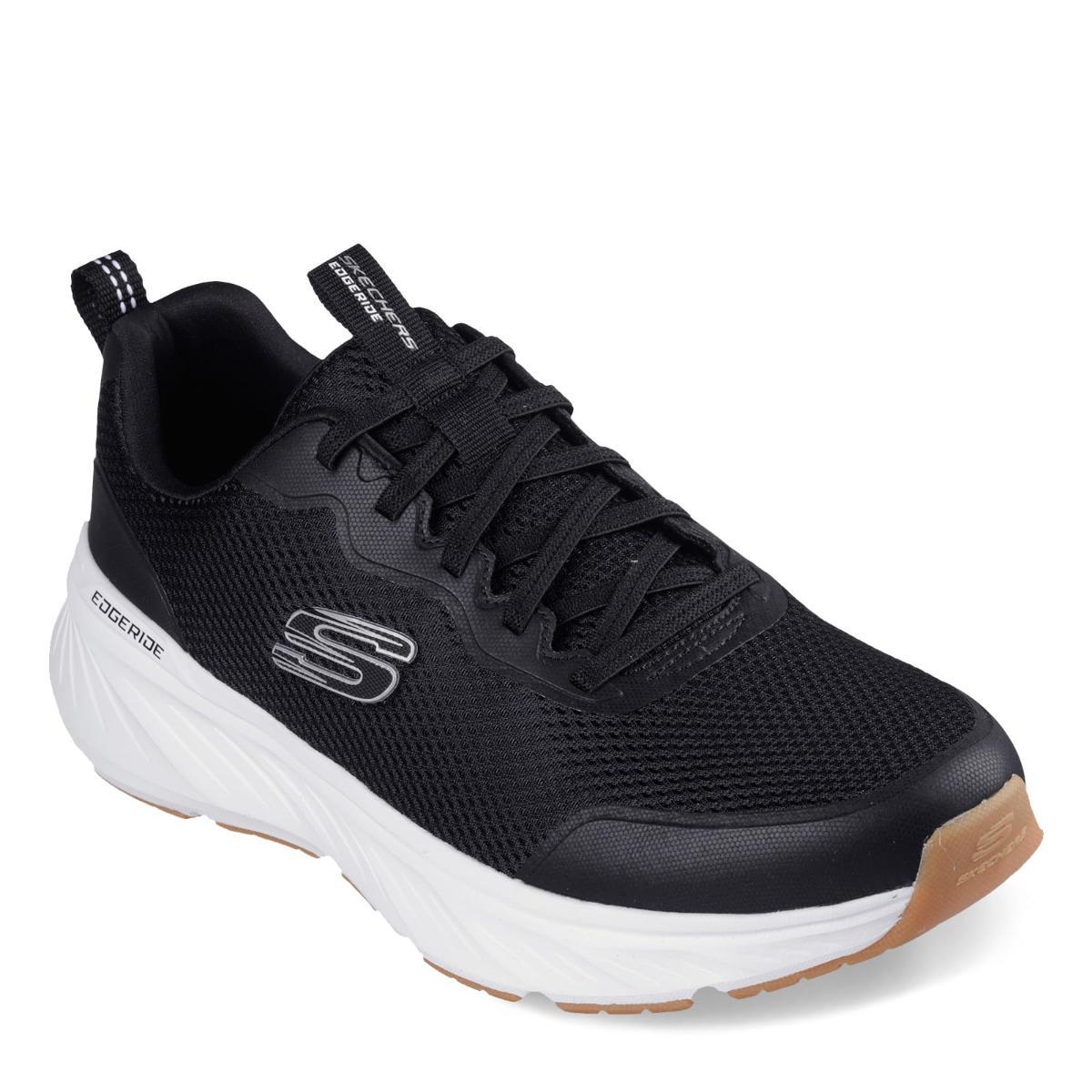 Skechers Edgeride Scarpe da ginnasticaUomo-BLACK/WHITE