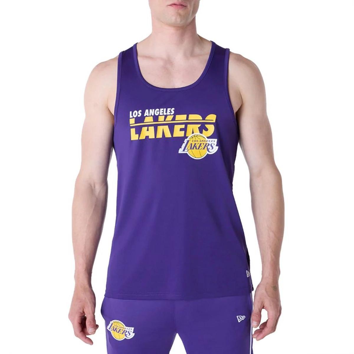 Canotta New Era Los Angeles Lakers Uomo-Viola