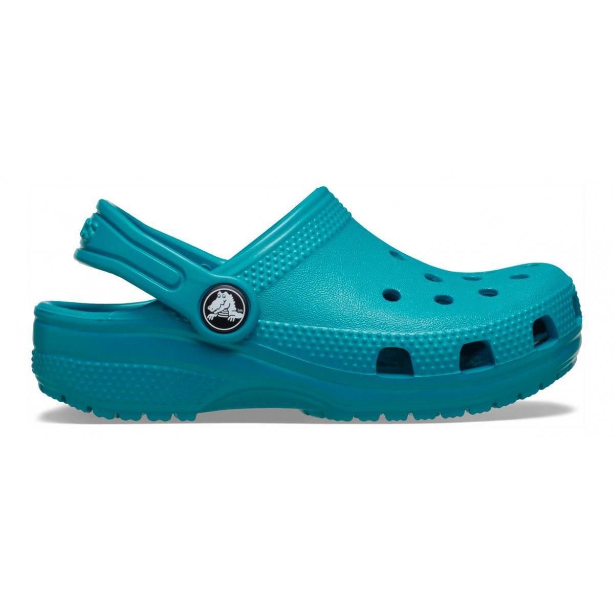 Crocs Classic Clog T ZoccoliUnisex - Bambini e Ragazzi-Petrolio