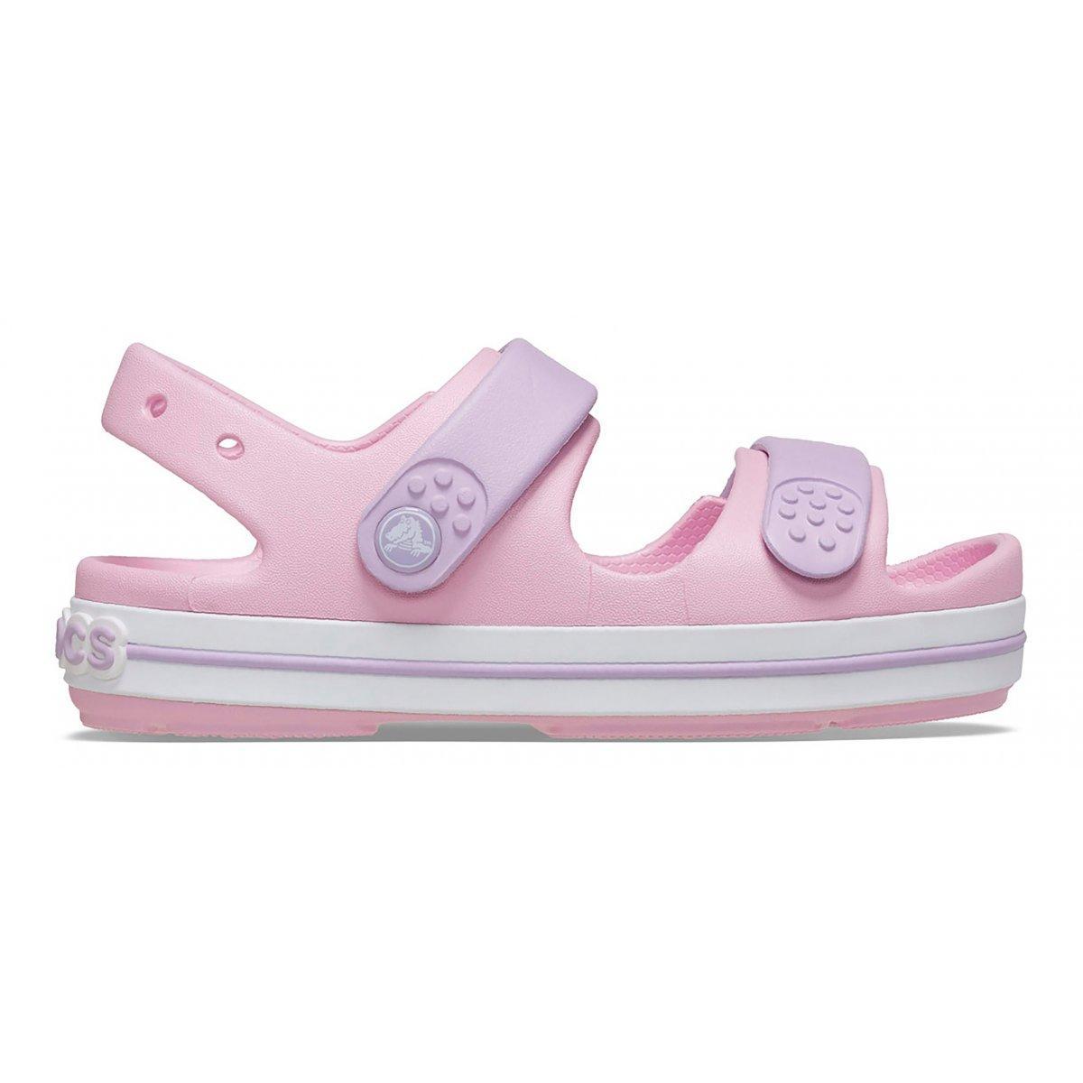 Crocs Crocband Cruiser Sandal K, Unisex-Bambini e Ragazzi-Glicine