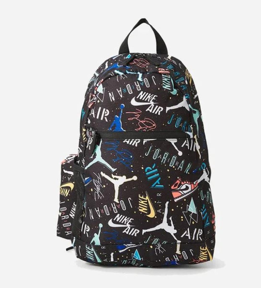 Jordan Camo Boys School Backpack-NERO/MULTI