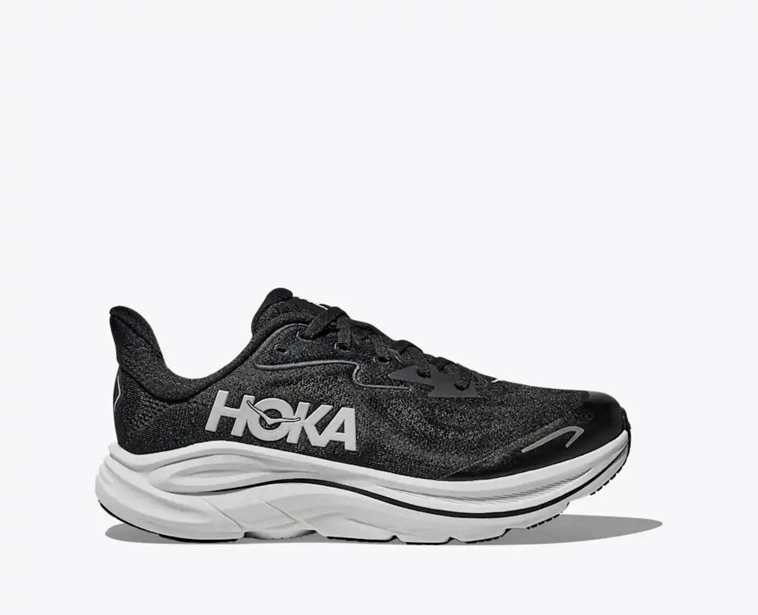 HOKA Clifton 10 Scarpe da Running Junior Ragazzi, Nero - 1168860-BBLC-NERO/BIANCO