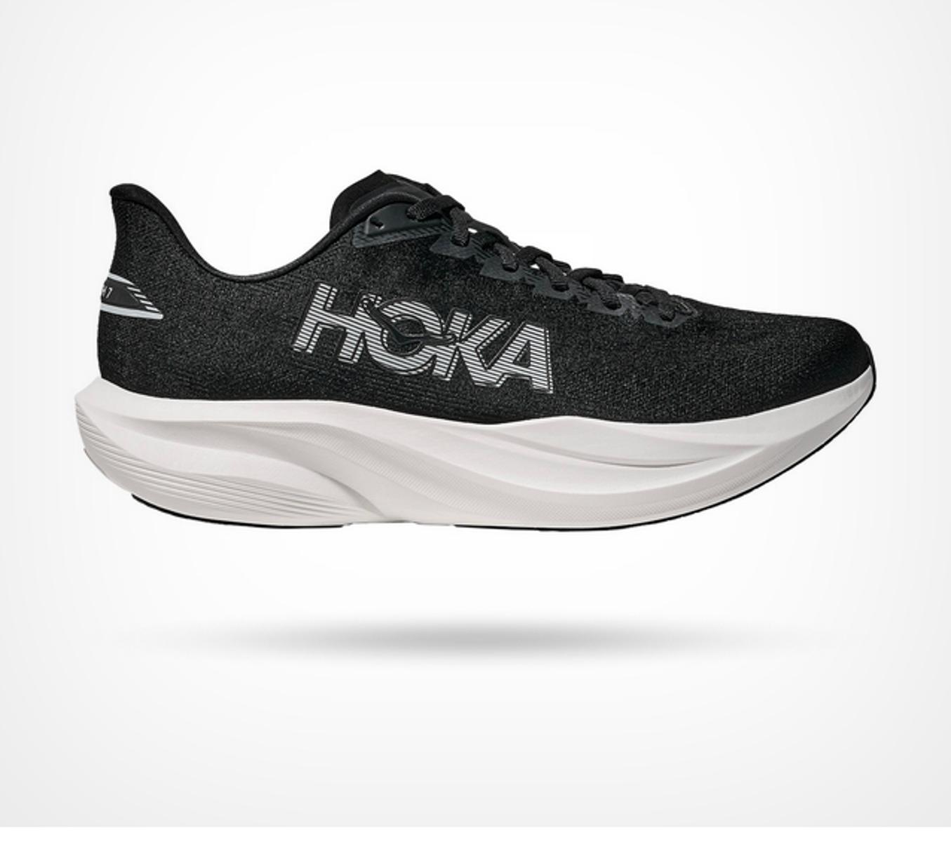 HOKA Scarpe da Corsa da Uomo-NERO/BIANCO