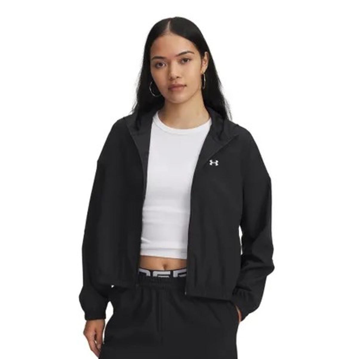 Under Armour Felpa UA Rival Woven Jkt HD Donna