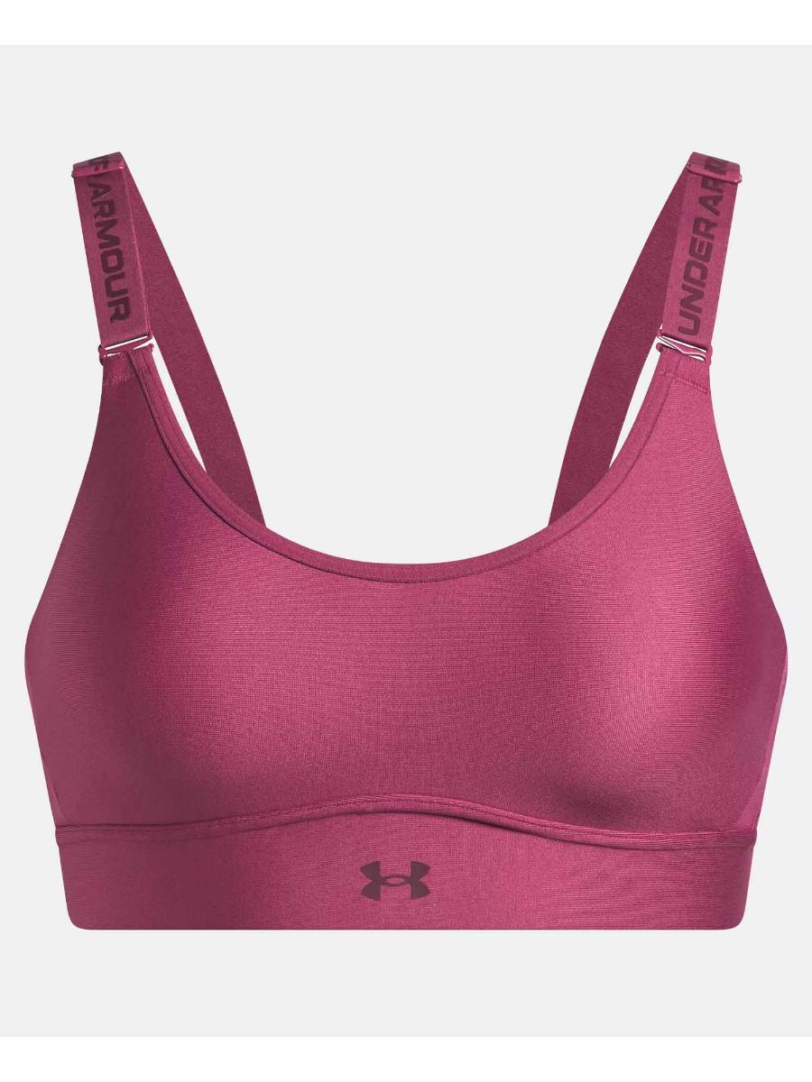 Under Armour UA Infinity Mid 2.0 Bra 0100 - White Small-Fucsia
