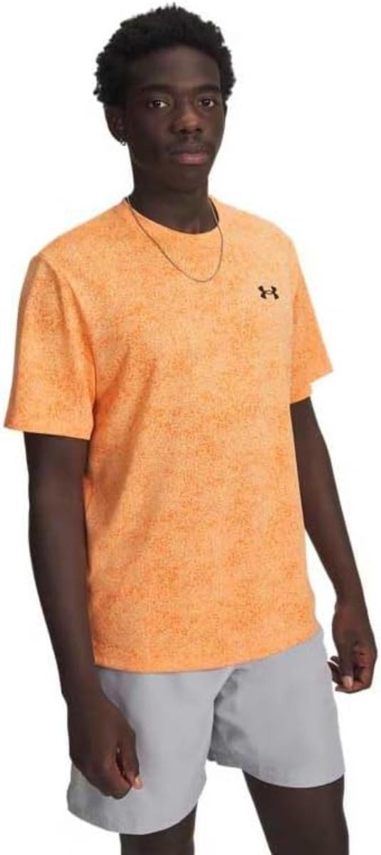 Under Armour Tech Tee Pixelate Men, Size XX-Large 0402 - Blue Atlantis XX-Large-ORANGE