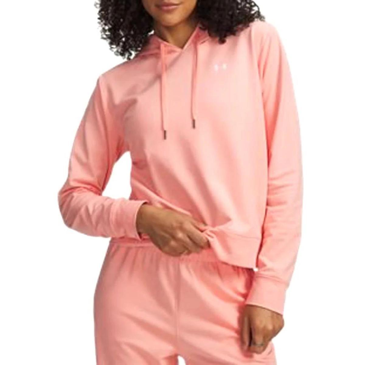 Under Armour Sport Terry Hoodie Maglia di Tuta Donna (Pacco da 1)-Rosa
