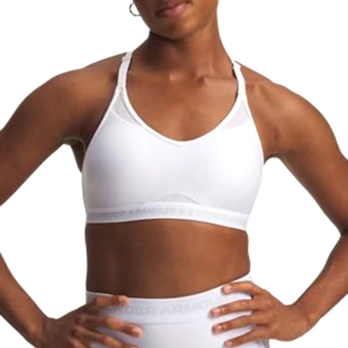 Under Armour Crossback Low Bra Women, Size Large 0538 - Transparent Large-Bianco