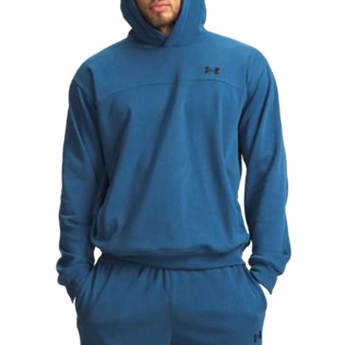 Under Armour Rival Lightweight Hoodie Felpa con Cappuccio Uomo-Blu