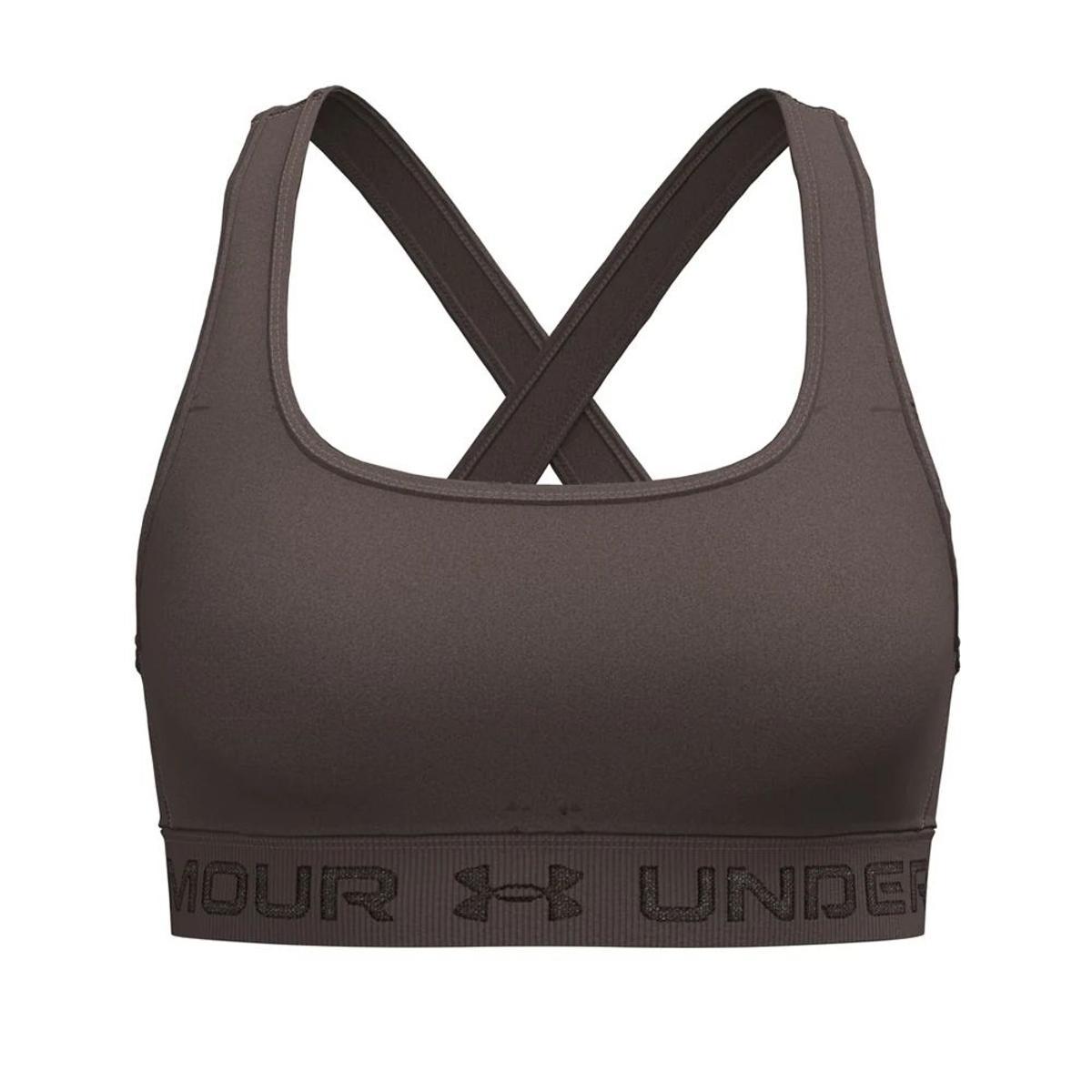 Under Armour Crossback Mid Bra 0526 - Purple Echo Large-Marrone