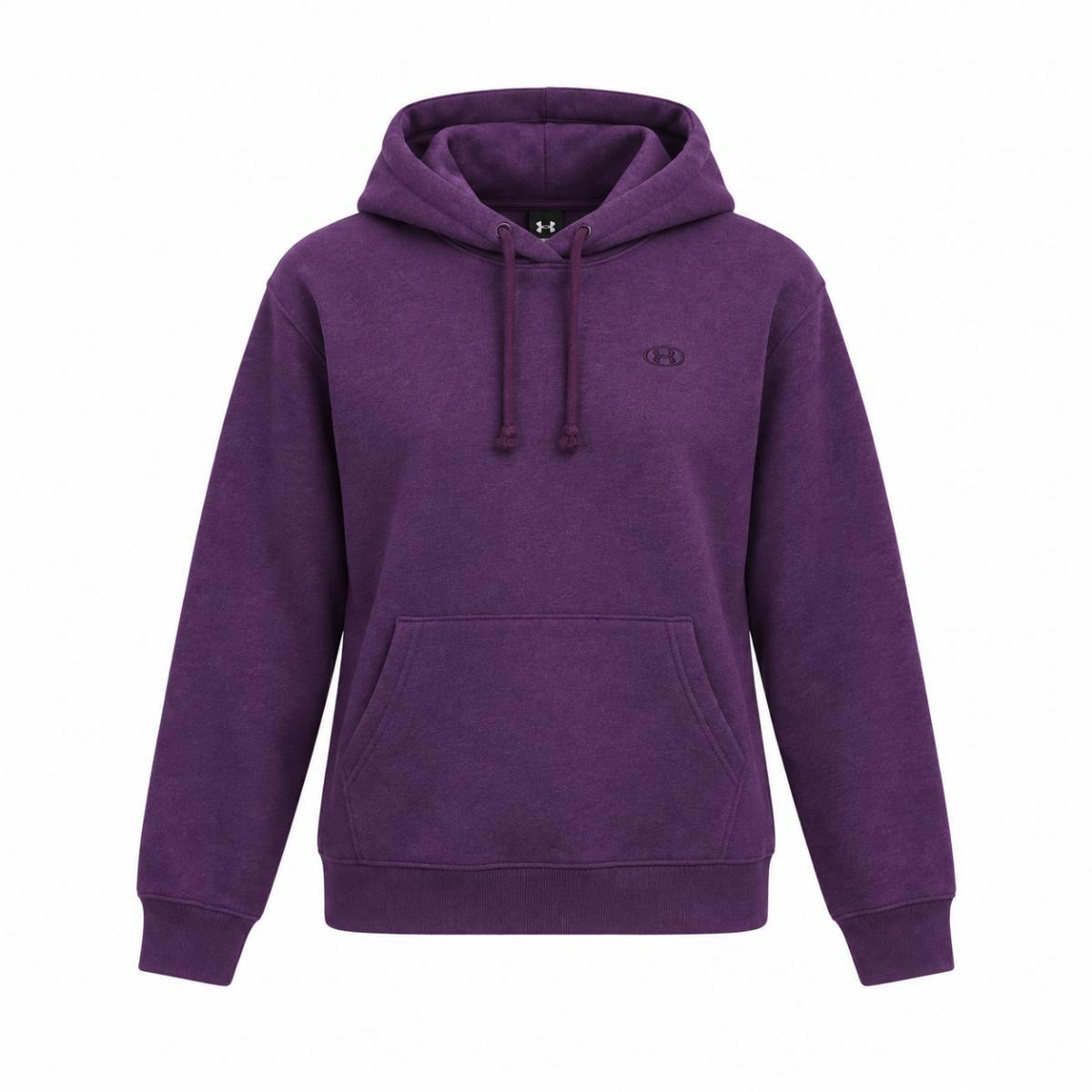 Under Armour Felpa con Cappuccio Rival Fleece HB, Felpa con Cappuccio Donna-Viola