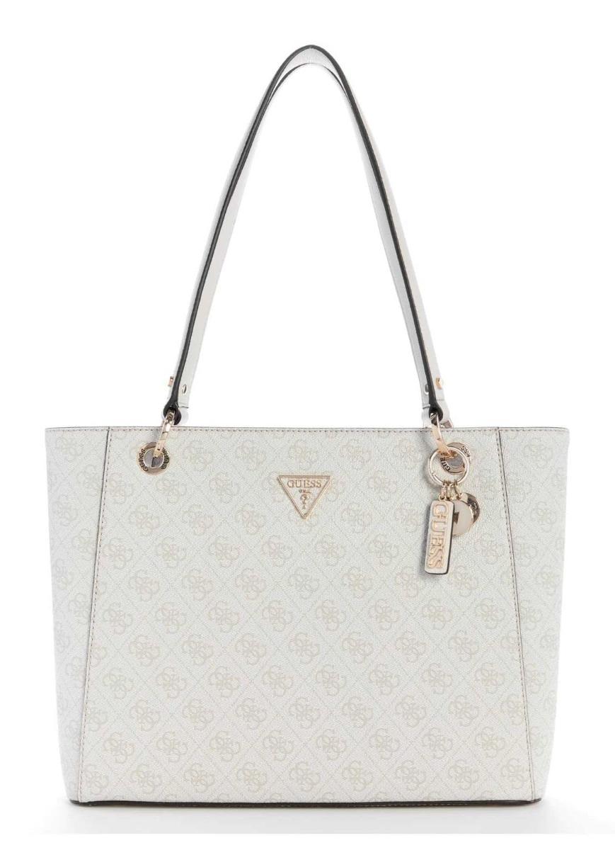 GUESS NOELLE II TOTE, COLOR DKO - DARK TAUPE LOGO DKO - DARK TAUPE LOGO One Size