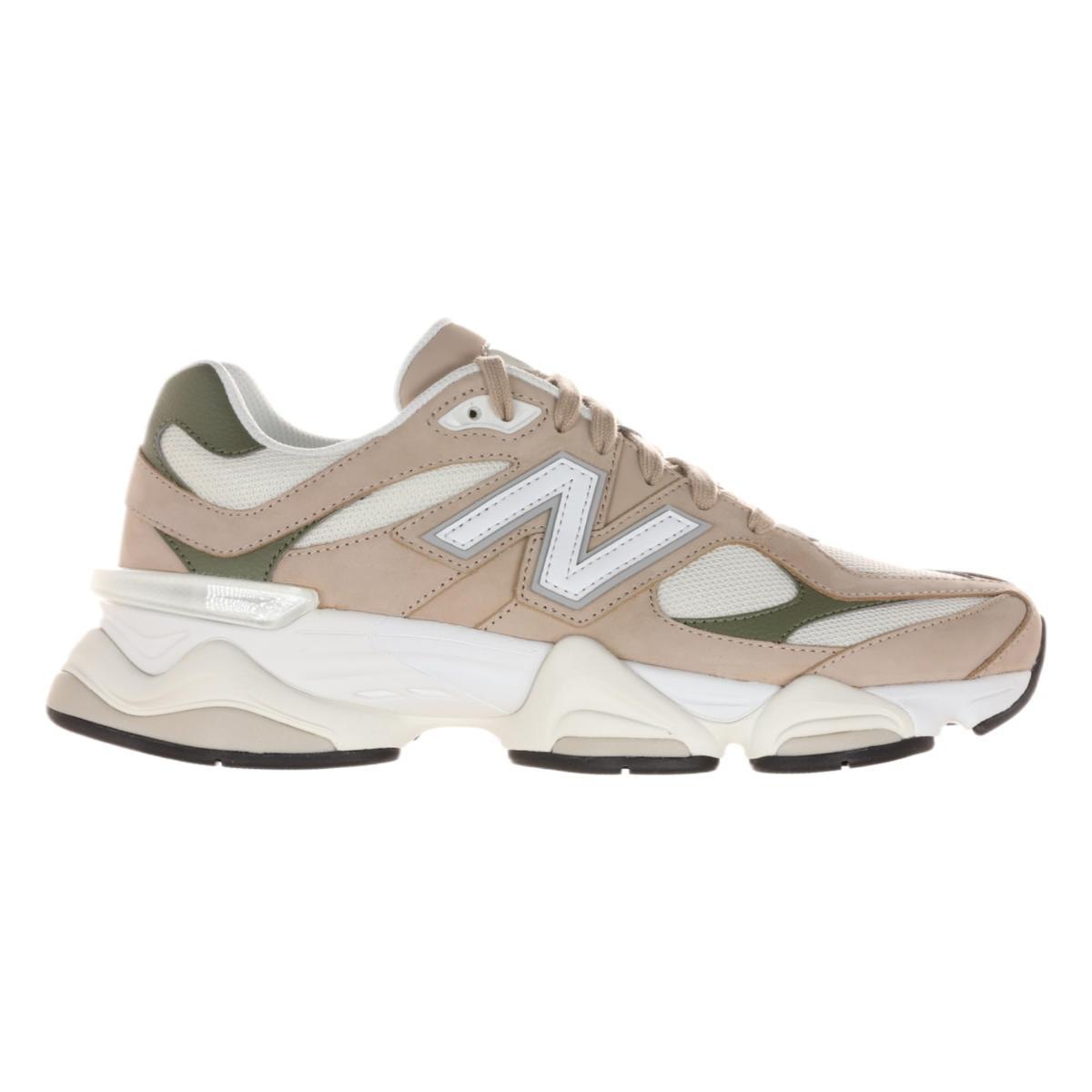 New Balance 9060 Unisex Running Inspired (U90606BI) (Mindful Grey/Dark Olivine)-Beige