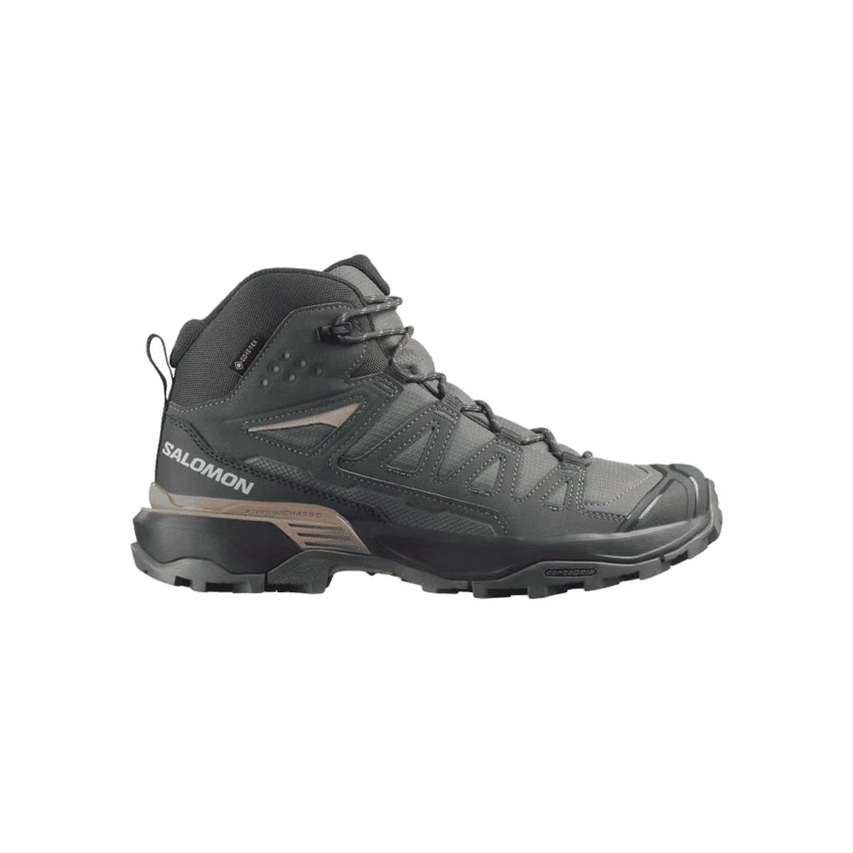 Salomon X Ultra 360 Leather Gore-Tex Impermeabili Scarpe da Escursionismo, Donna-Verde