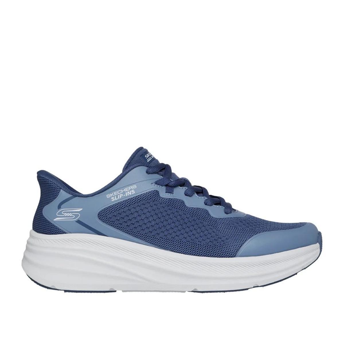 Skechers Uomo Bobs Skillz Slip-in ALLENATRICE-Blu