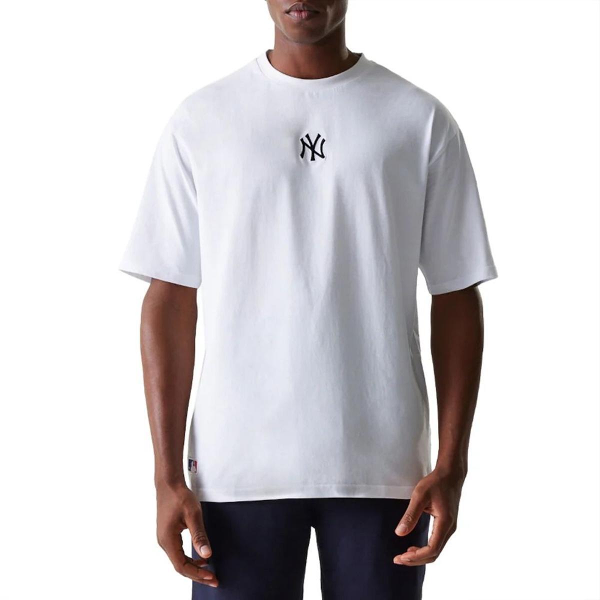 T-Shirt New Era New York Yankees Uomo-Bianco