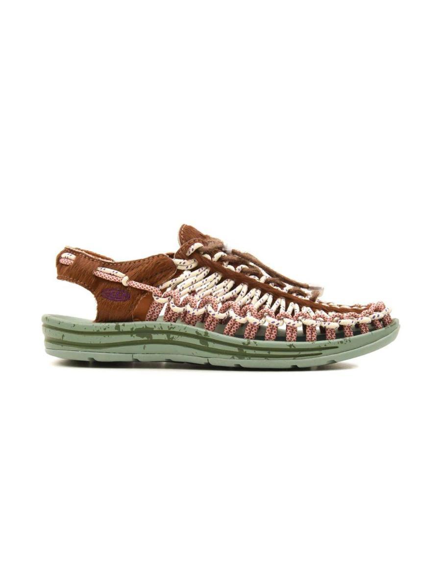Sandalo Uneek Leather KEEN Unisex - Terrain Roasted Pecan-Marrone