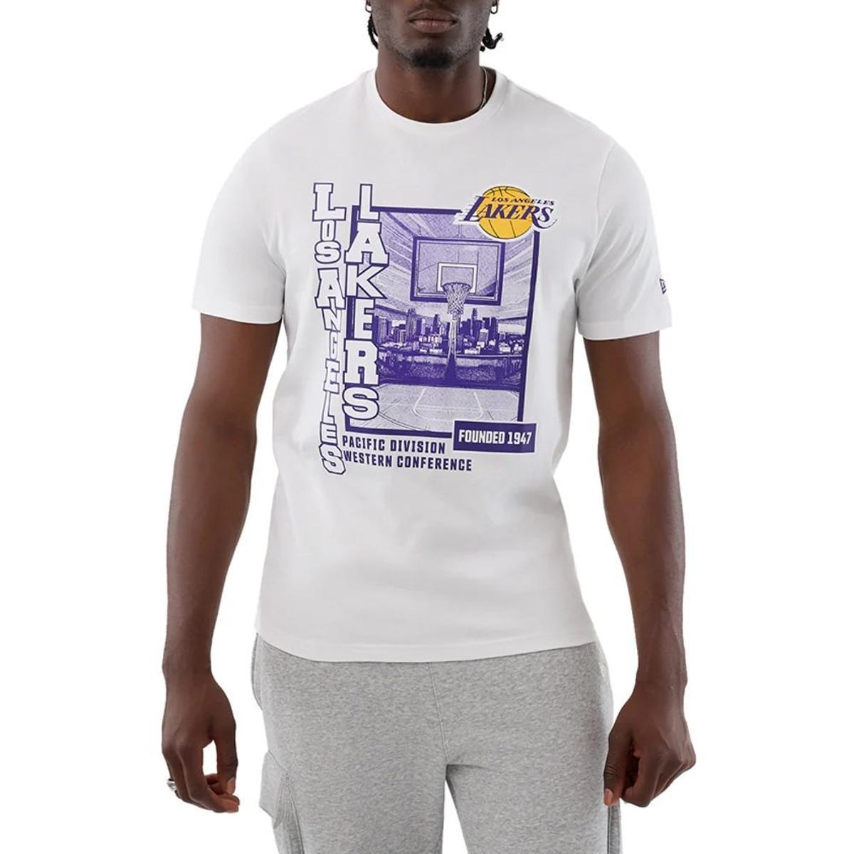 T-Shirt New Era Los Angeles Lakers Uomo
