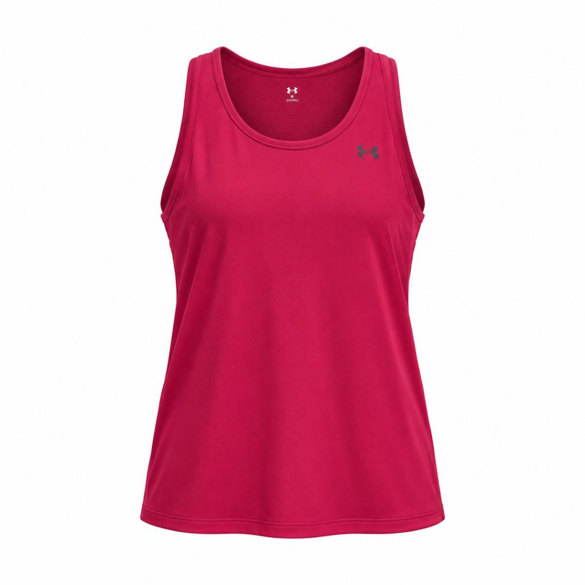 Under Armour Tech Knockout Tank Gilet Donna (Pacco da 1)-CLARET