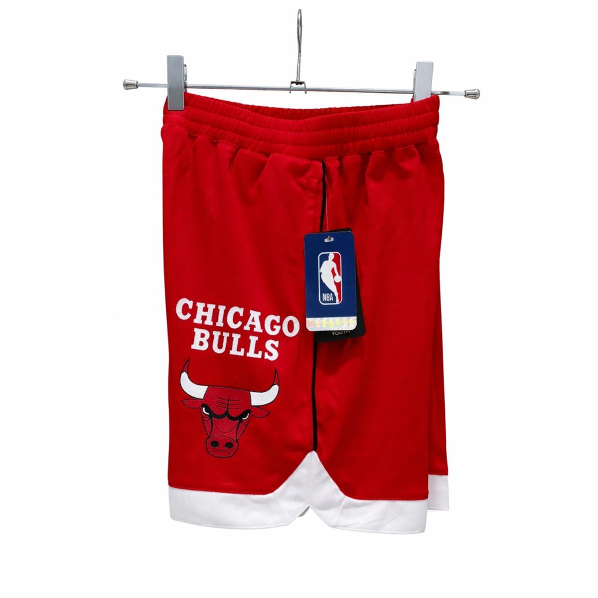 Mitchell & Ness Pantaloncini Bermuda-Rosso