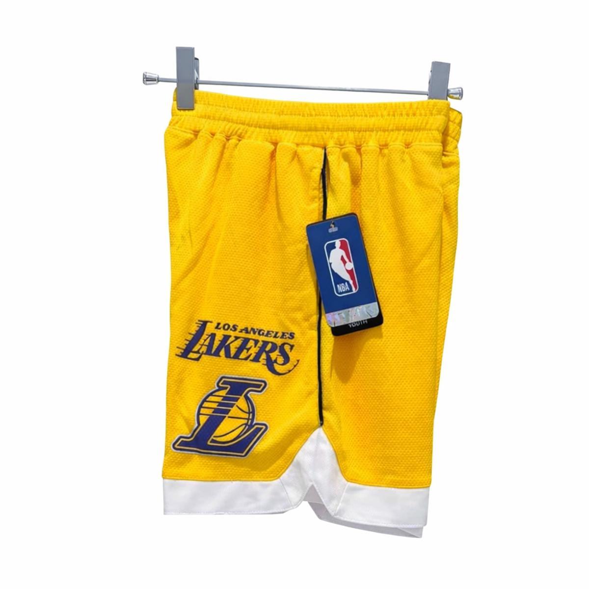 Mitchell & Ness Pantaloncini Bermuda-Giallo/Viola