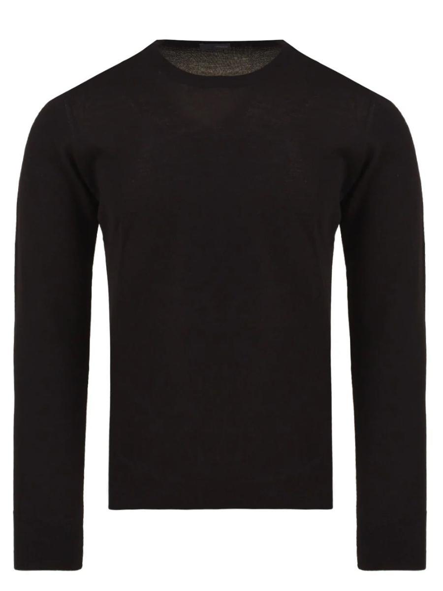 Maglione Girocollo M/l Rasato DRUMOHR Uomo - Nero-Nero