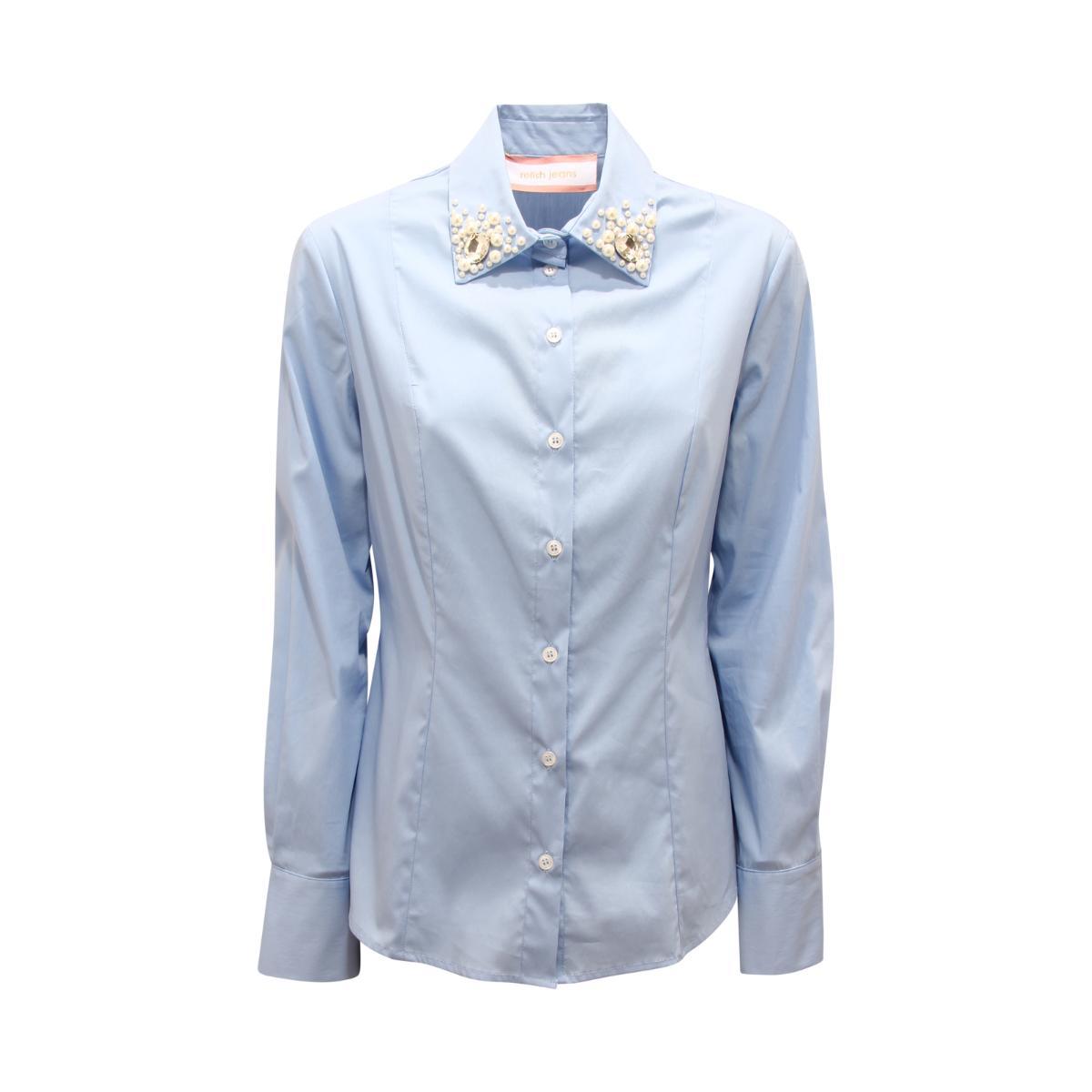 P4396 CAMICIA DONNA RELISH JEANS YOH WOMAN SHIRT