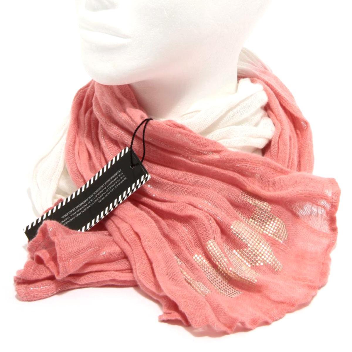 96662 sciarpa DKNY DONNA KARAN NEW YORK LINO accessori donna scarf women