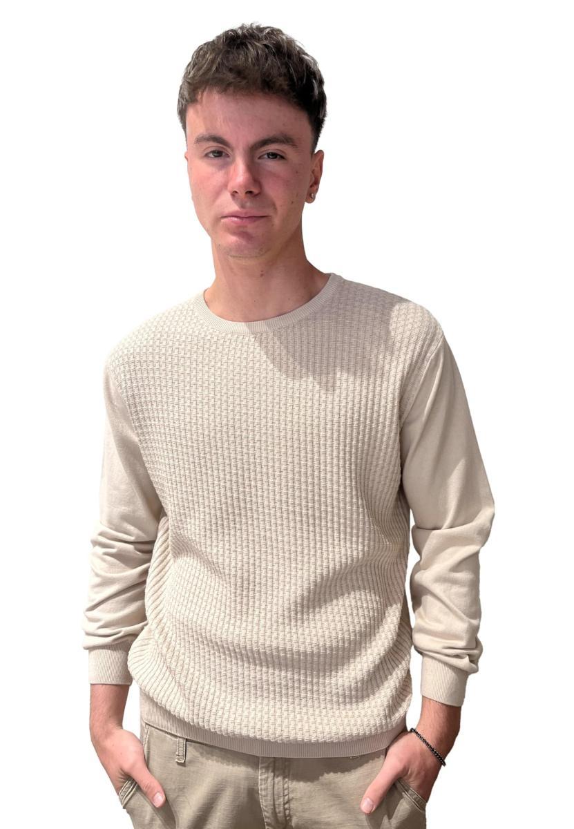 Sporting Mare Maglia Uomo Girocollo 100% Cotone 3000/80