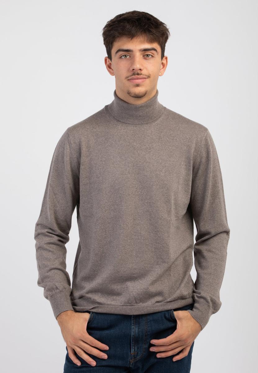 Dolcevita Uomo 100% Lana Merinos GRAN SASSO 55157-14290-Noce