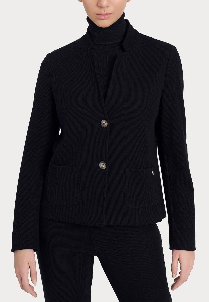 RAGNO Giacca Donna  in Velluto Senza Collo ART. DR23G9-Nero