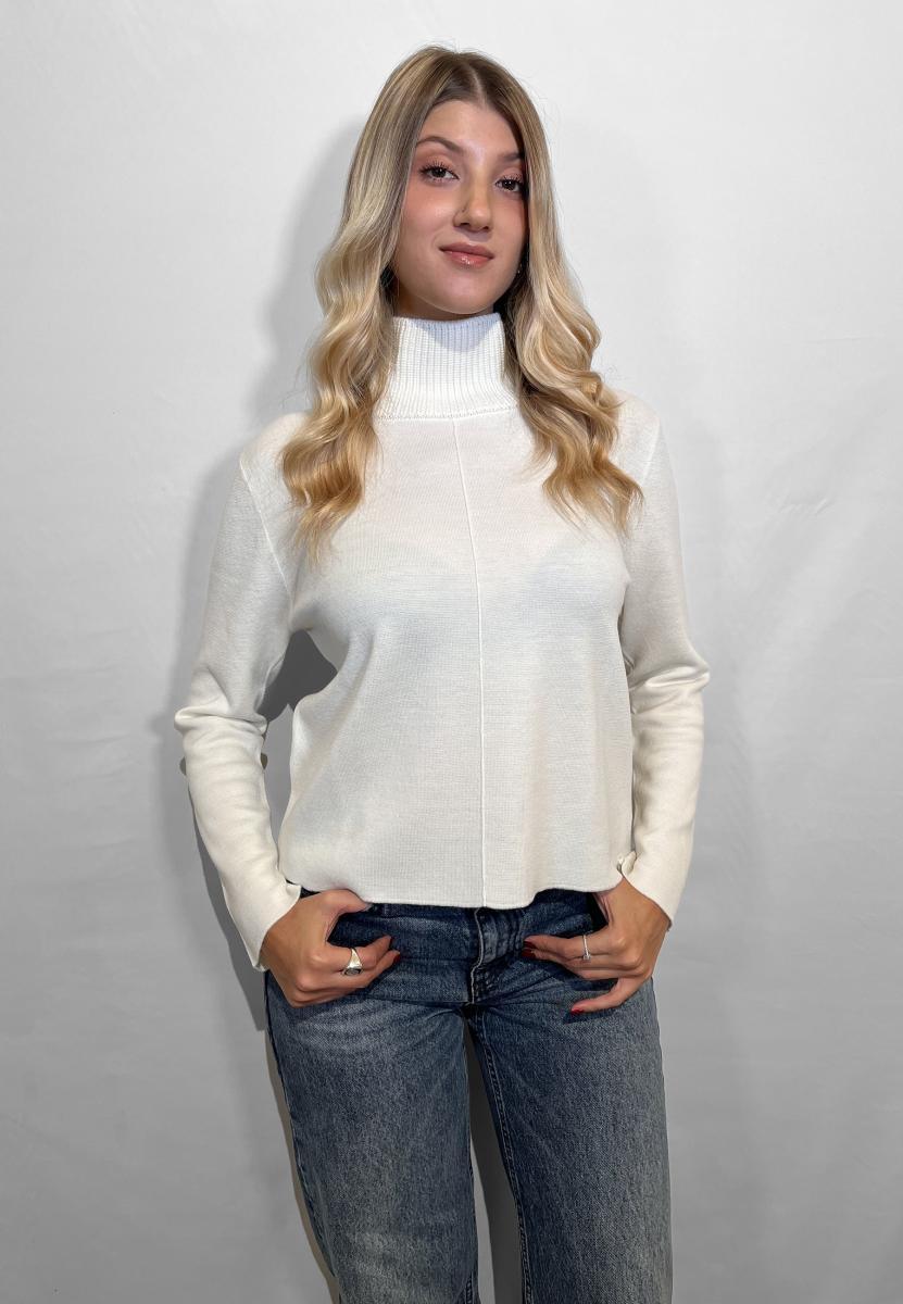 GRANSASSO Maglia Donna Lupetto Pura Lana Art. 57232/14432